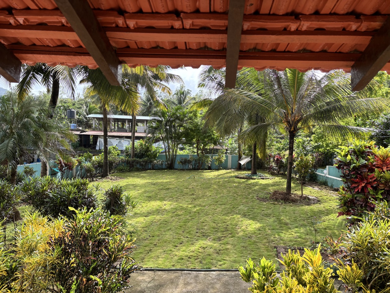 Private tropical garden, NIVRRITII villa Canacona Goa